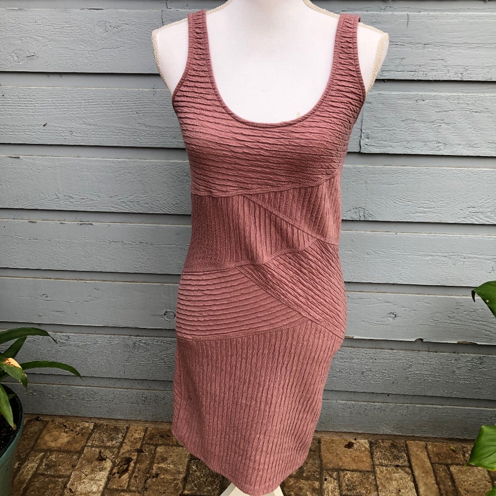 Free People Mauve Tank Bodycon Dress